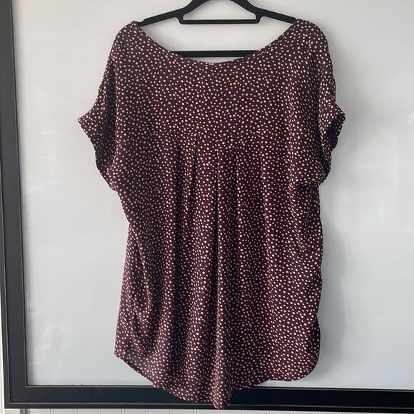 PLEIONE loose‎ fit women’s top with rolled dolman sleeves size Medium - Picture 4 of 10